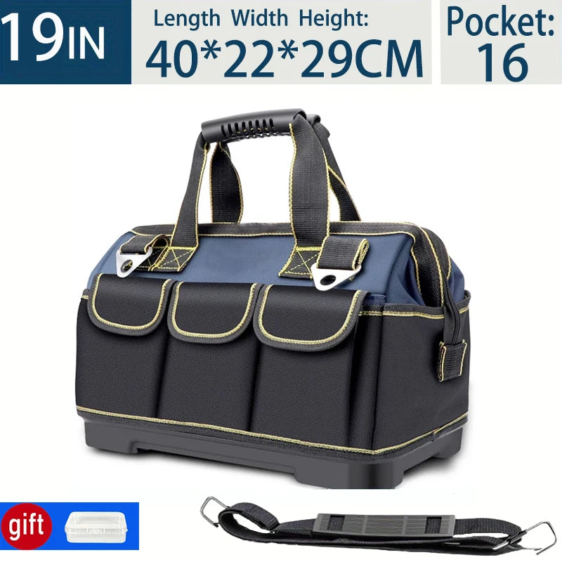 Bolsa de Ferramentas Multifuncional 13 a 23 Polegadas – Impermeável para Eletricistas