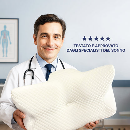 OrthoSleep™ – Travesseiro Cervical Ortopédico Anti Dor no Pescoço
