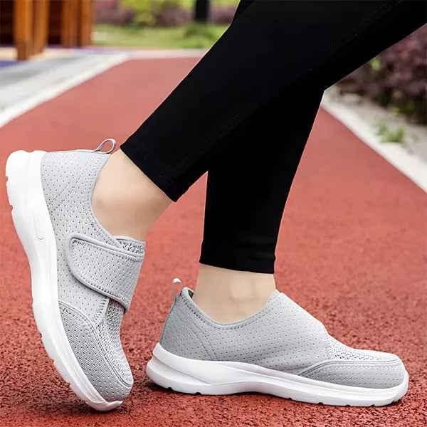 Sapato Ortopédico Feminino para Pés Inchados e Sensíveis
