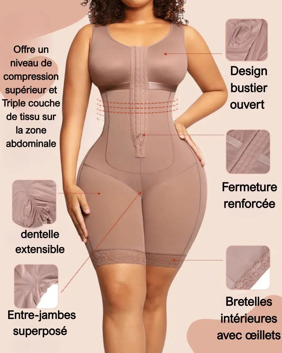 Cinta Pós-Parto Modeladora com Sustentação Abdominal e de Cintura – Formeva®