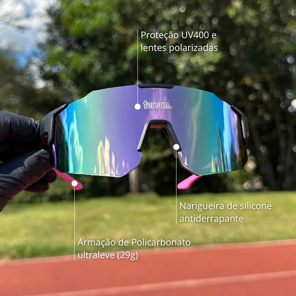 Combo Leve 2 Movement - Óculos de Sol Esportivo para Corrida Ciclismo e Beach Tennis