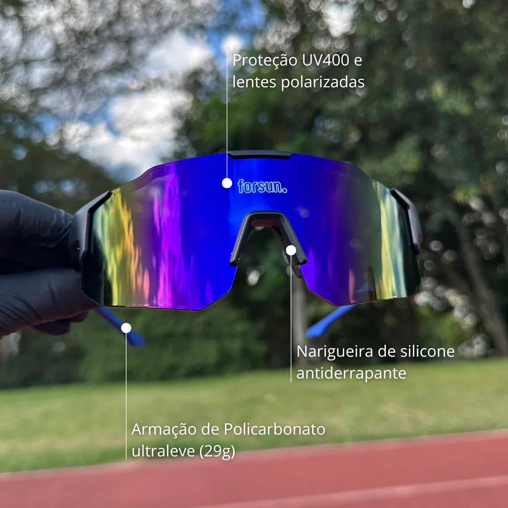 Combo Leve 2 Movement - Óculos de Sol Esportivo para Corrida Ciclismo e Beach Tennis