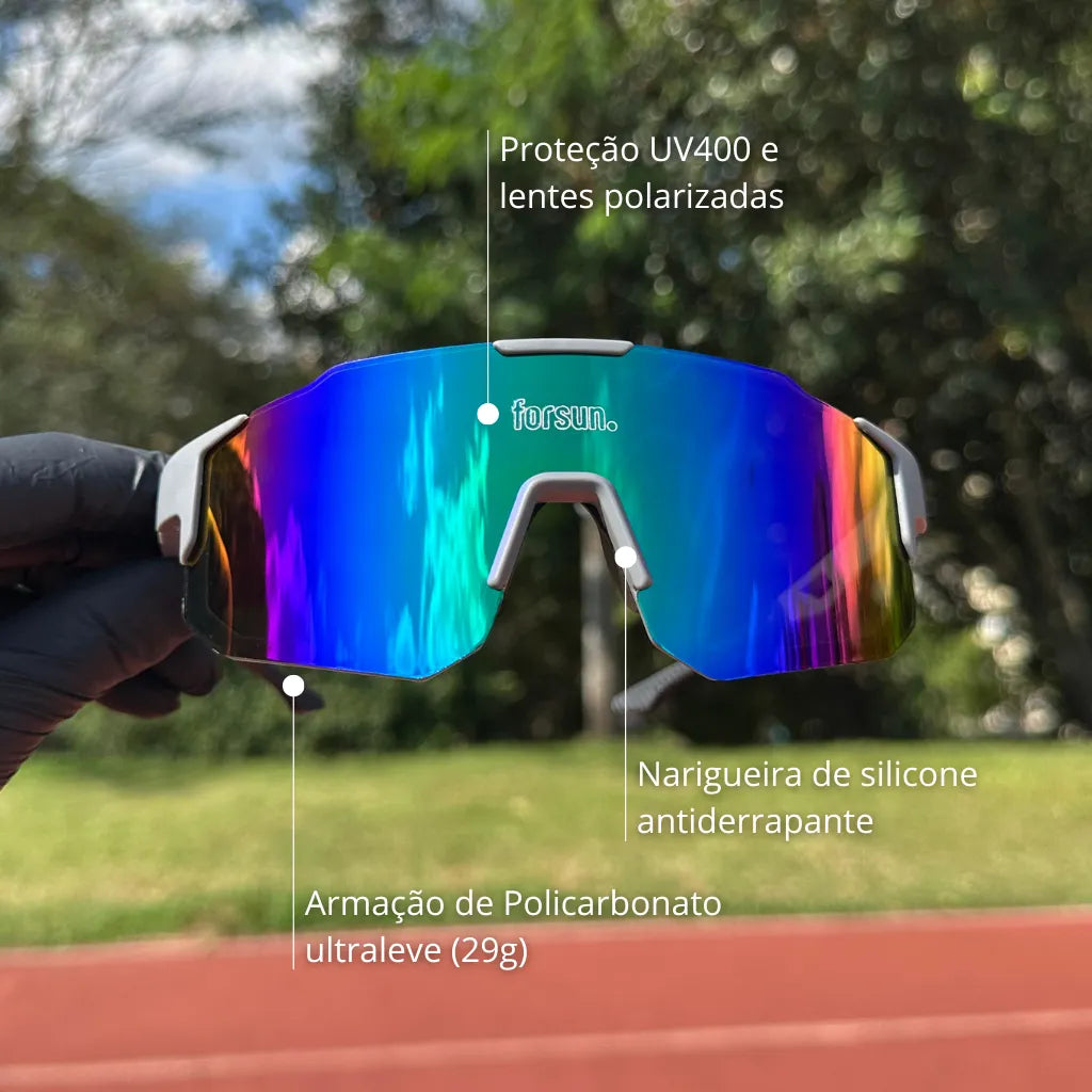 Combo Leve 2 Movement - Óculos de Sol Esportivo para Corrida Ciclismo e Beach Tennis