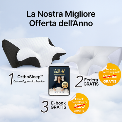 OrthoSleep™ – Travesseiro Cervical Ortopédico Anti Dor no Pescoço