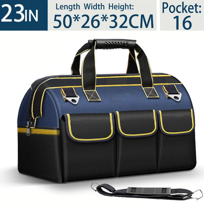 Bolsa de Ferramentas Multifuncional 13 a 23 Polegadas – Impermeável para Eletricistas