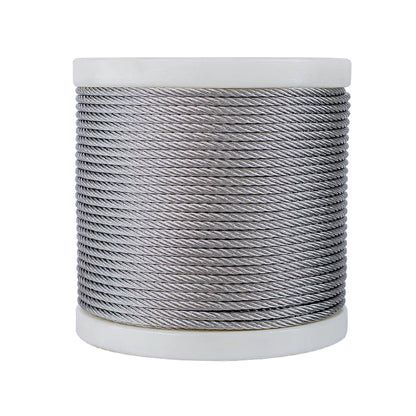 Cabo de Aço com Revestimento em PVC – Cordão Flexível para Iluminação e Suspensão
