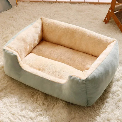 Cama para Gatos e Cães Pequenos – Almofada Pelúcia Macia