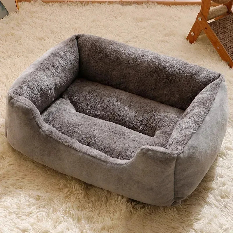 Cama para Gatos e Cães Pequenos – Almofada Pelúcia Macia