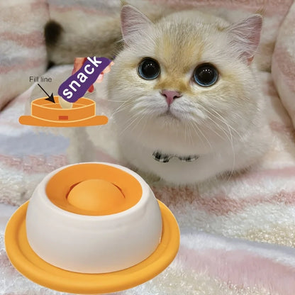 Tapete de Lamber para Cães e Gatos – Alimentador Lento com Iogurte