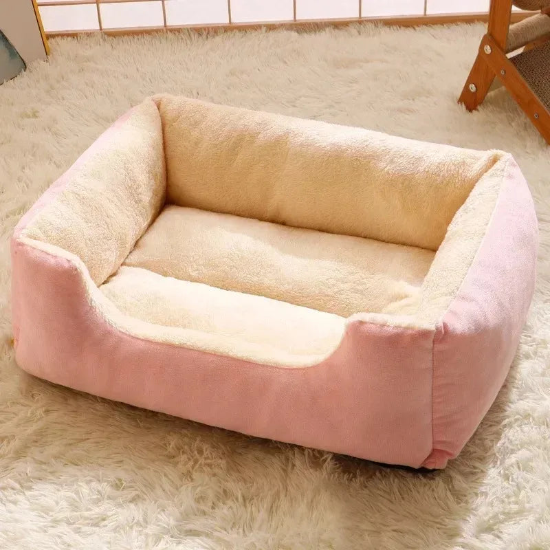 Cama para Gatos e Cães Pequenos – Almofada Pelúcia Macia