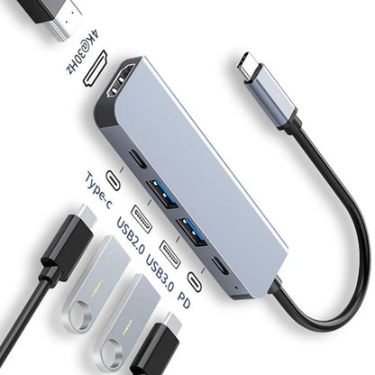 Hub USB-C para HDMI 4K – Adaptador USB 3.0 com Carregamento PD para MacBook, iPad e Notebook