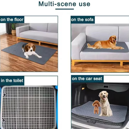 Tapete Higiênico Absorvente Lavável e Reutilizável para Cães e Gatos