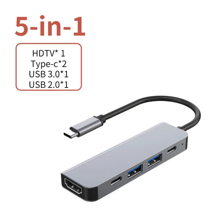Hub USB-C para HDMI 4K – Adaptador USB 3.0 com Carregamento PD para MacBook, iPad e Notebook