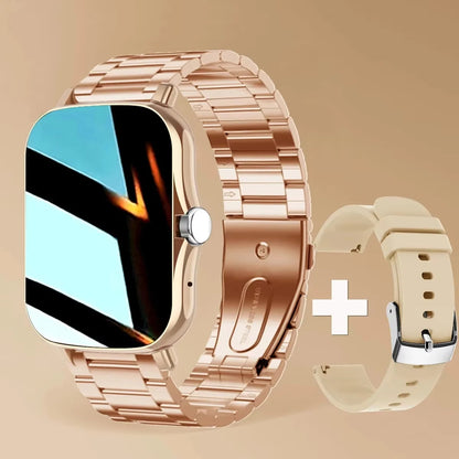 Smartwatch LAXASFIT 2025 – Relógio Inteligente com Chamadas Bluetooth e Monitor Fitness