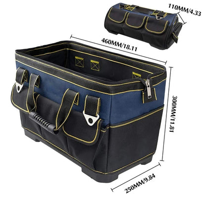 Bolsa de Ferramentas Multifuncional 13 a 23 Polegadas – Impermeável para Eletricistas