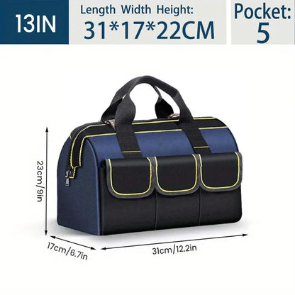 Bolsa de Ferramentas Multifuncional 13 a 23 Polegadas – Impermeável para Eletricistas