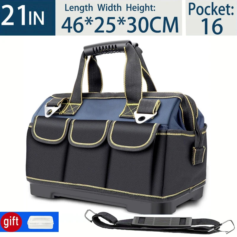 Bolsa de Ferramentas Multifuncional 13 a 23 Polegadas – Impermeável para Eletricistas