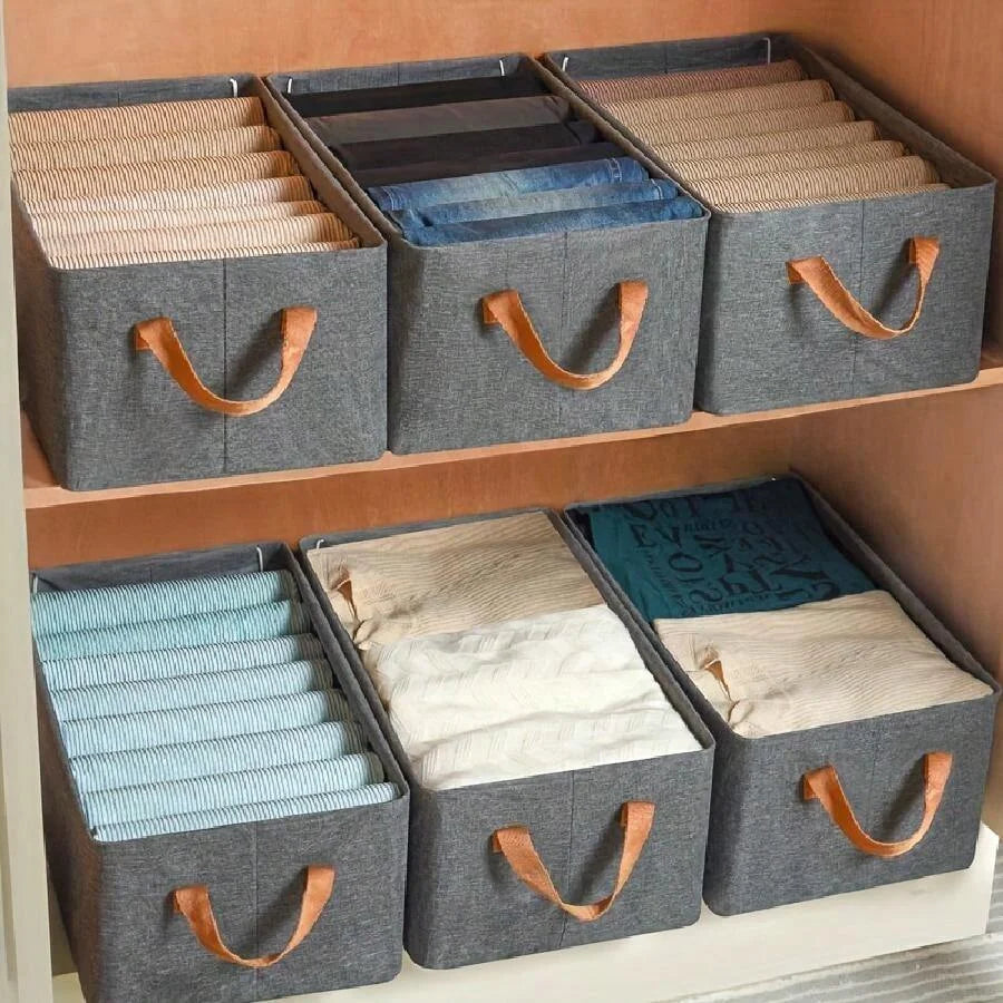 Thicken Clothes Organizer Pants Sweater Storage Cabinets Drawers Organizer Jeans Storage Box Wardrobe Clothes Storage Organizers