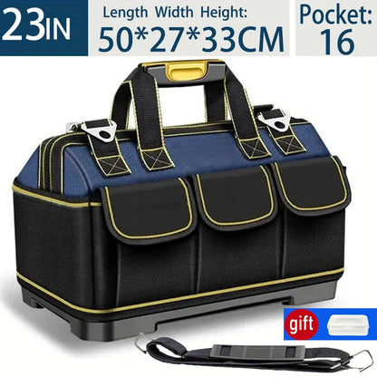 Bolsa de Ferramentas Multifuncional 13 a 23 Polegadas – Impermeável para Eletricistas