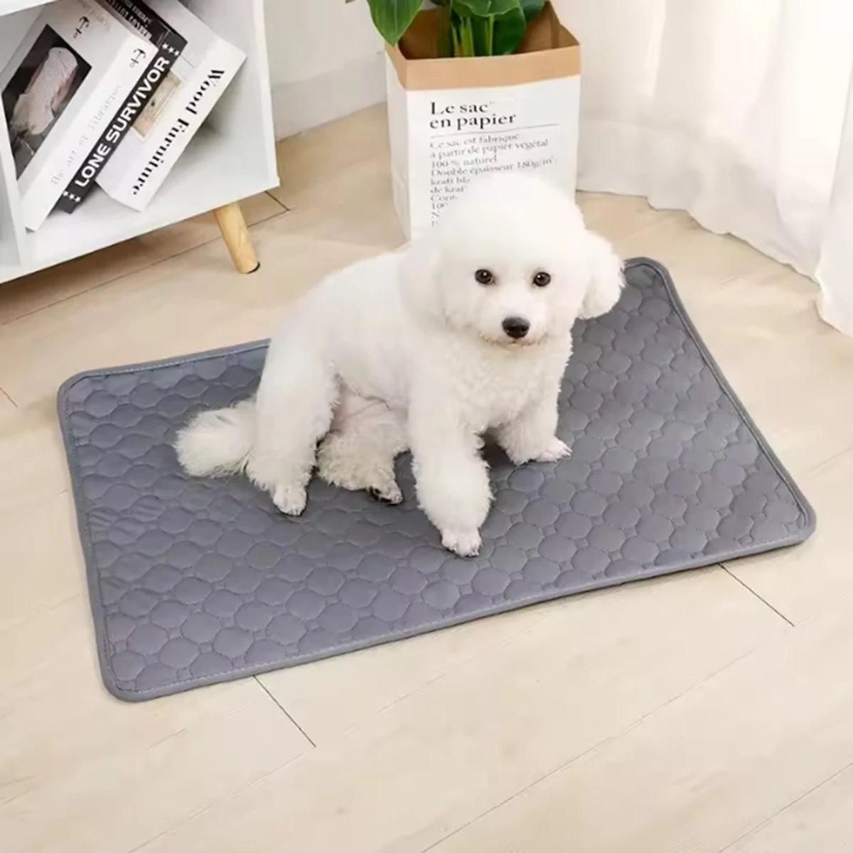 Tapete Higiênico Absorvente Lavável e Reutilizável para Cães e Gatos
