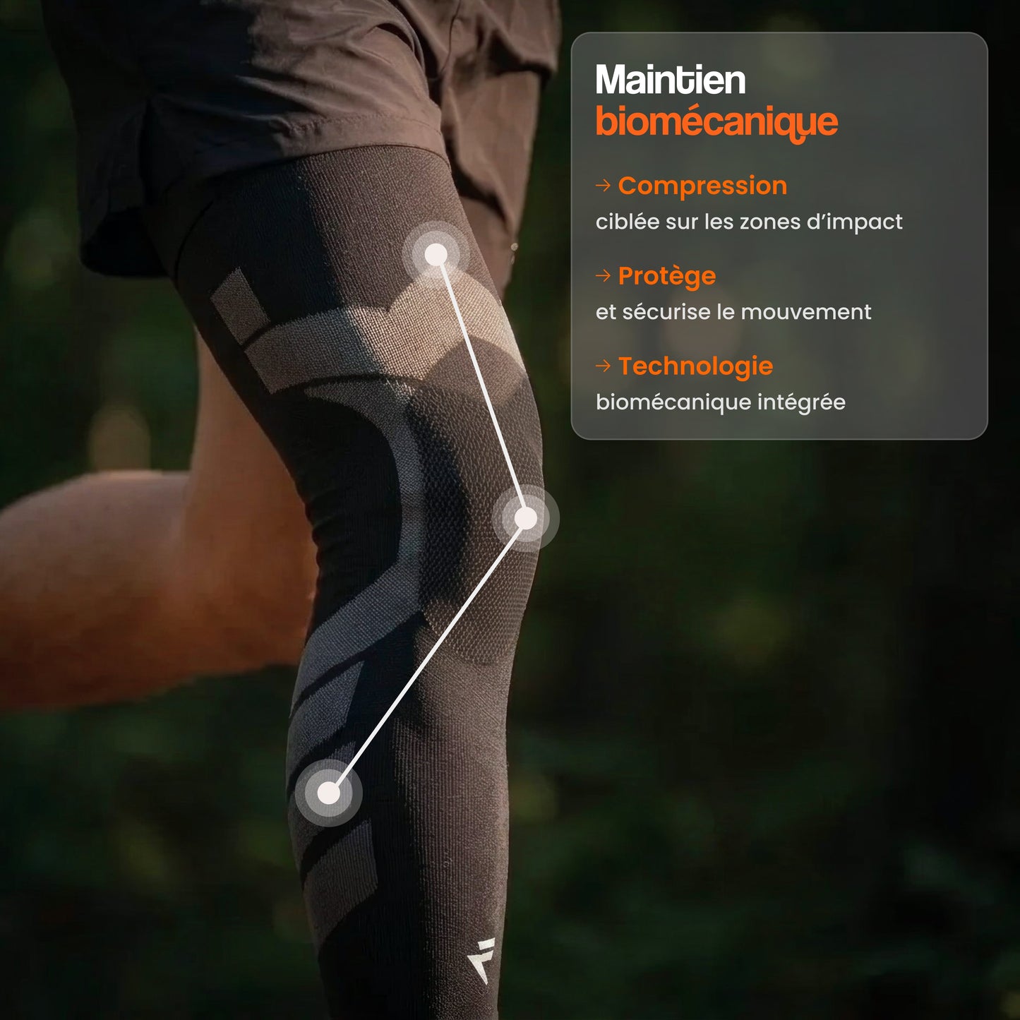 Maintien de compression Été V2 pour Genoux et Jambes