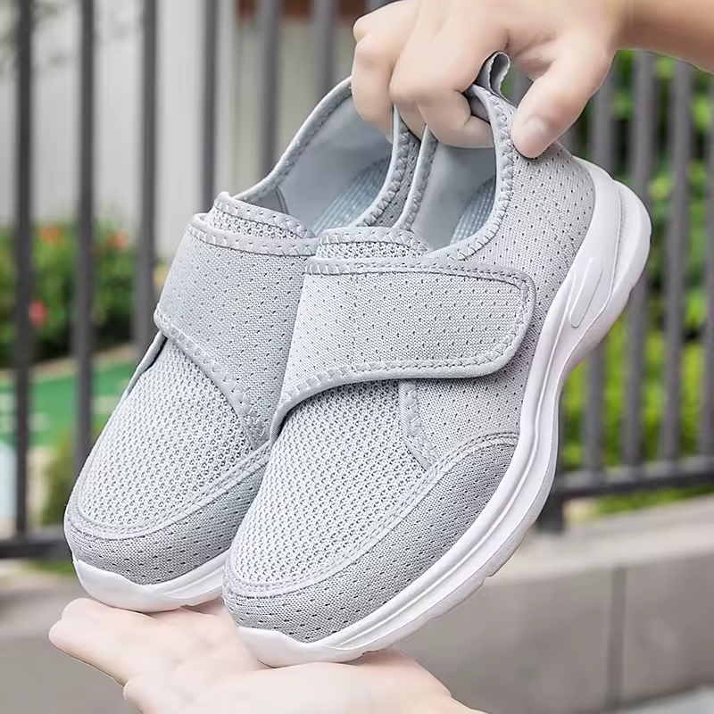 Sapato Ortopédico Feminino para Pés Inchados e Sensíveis