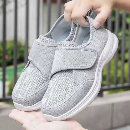 Sapato Ortopédico Feminino para Pés Inchados e Sensíveis