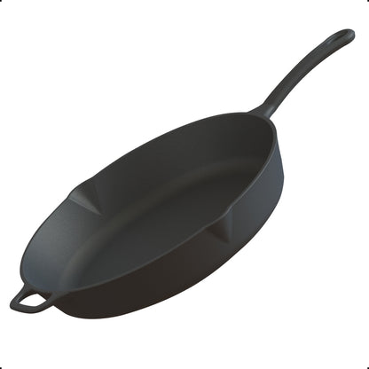 Frigideira de Ferro Fundido Cabo de Ferro 30 Cm (frigideira de ferro grande) - Libaneza