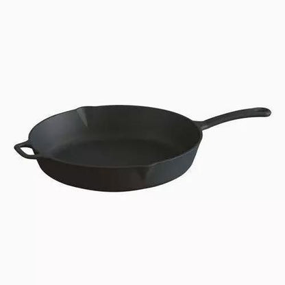Frigideira de Ferro Fundido Cabo de Ferro 30 Cm (frigideira de ferro grande) - Libaneza